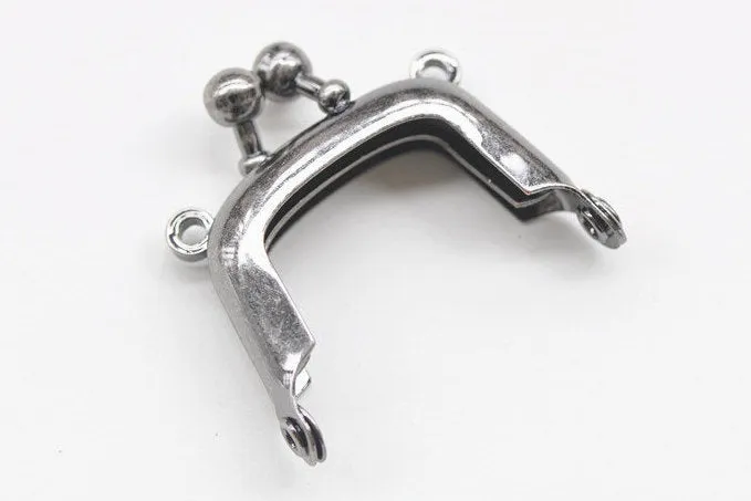 4cm (1 1/2") Mini Purse Frame Coin Purse Frame With Two Loops Six Colors