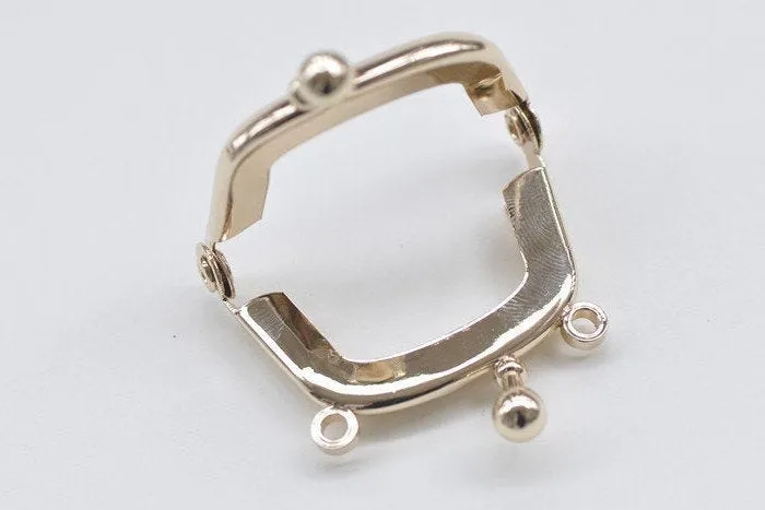 4cm (1 1/2") Mini Purse Frame Coin Purse Frame With Two Loops Six Colors