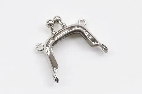 4cm (1 1/2") Mini Purse Frame Coin Purse Frame With Two Loops Six Colors