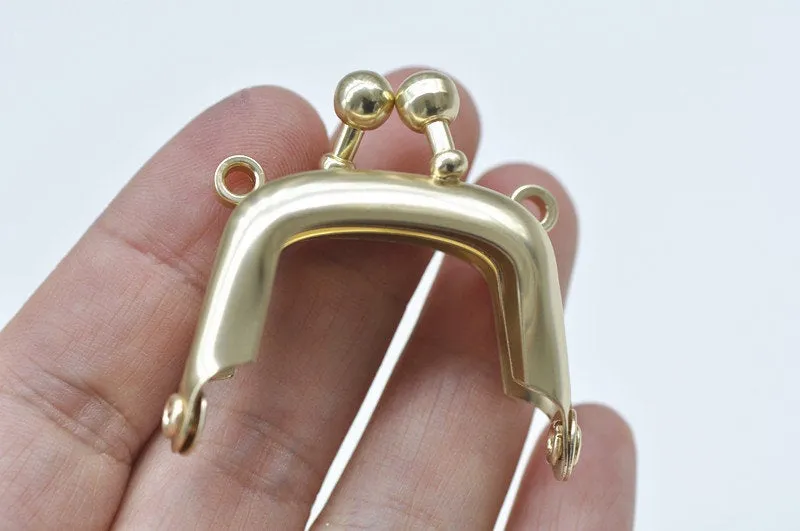 4cm (1 1/2") Mini Purse Frame Coin Purse Frame With Two Loops Six Colors