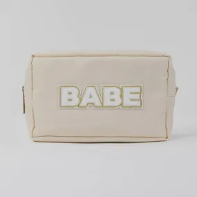 Babe Ivory Nylon Travel Bag