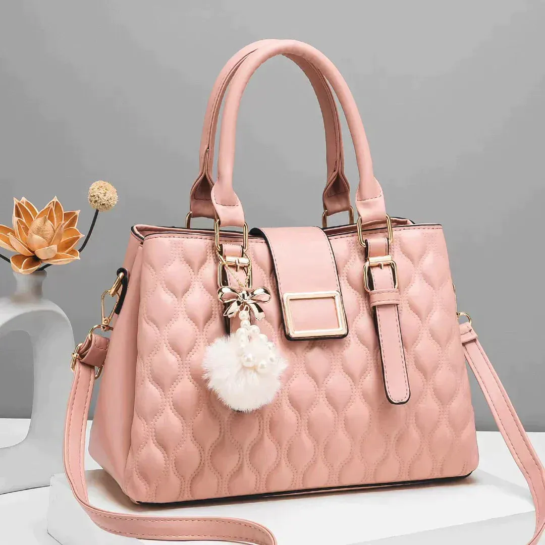 bobby Calfskin Satchel pink
