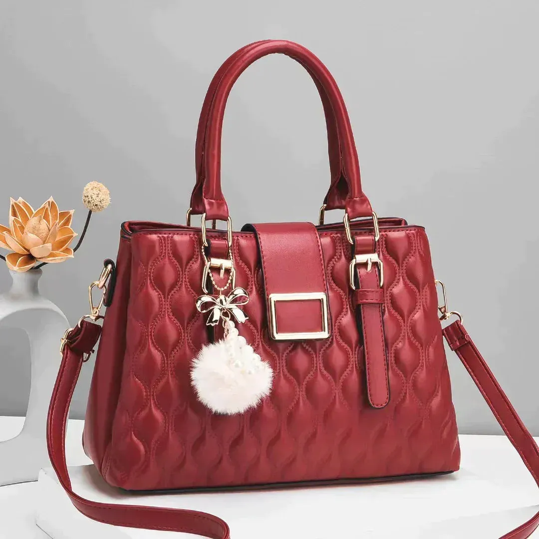 bobby Calfskin Satchel pink
