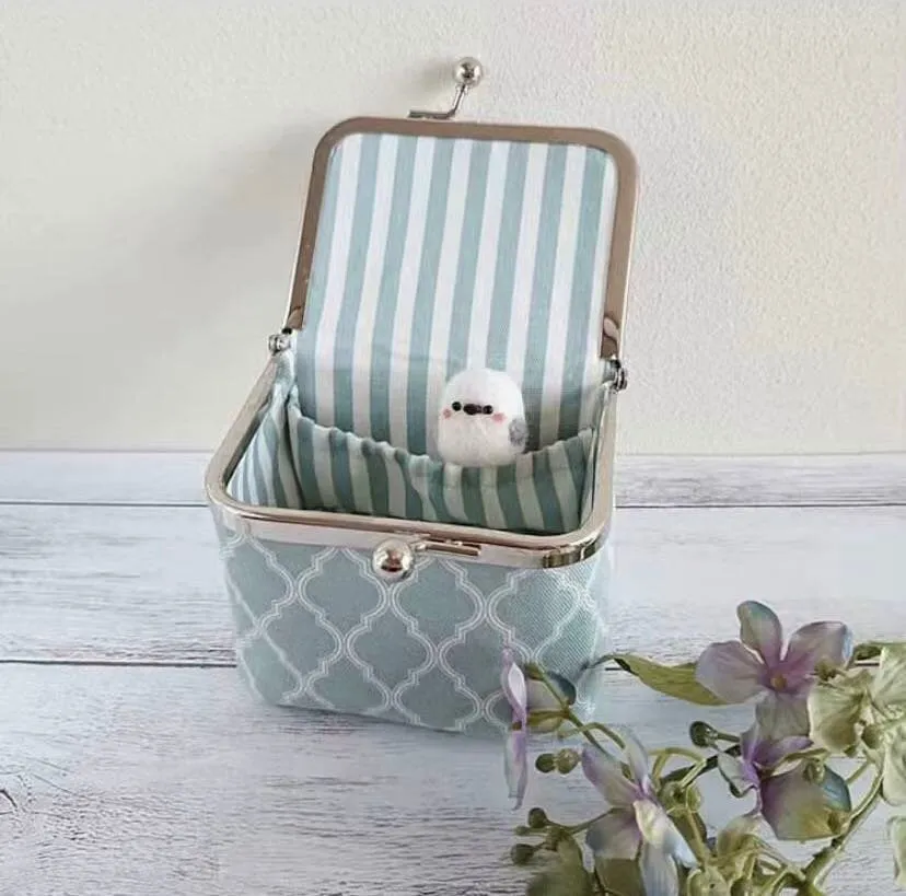 Box Bag Purse Frame Side Opening Glue-In Style 17.8cm x 13cm