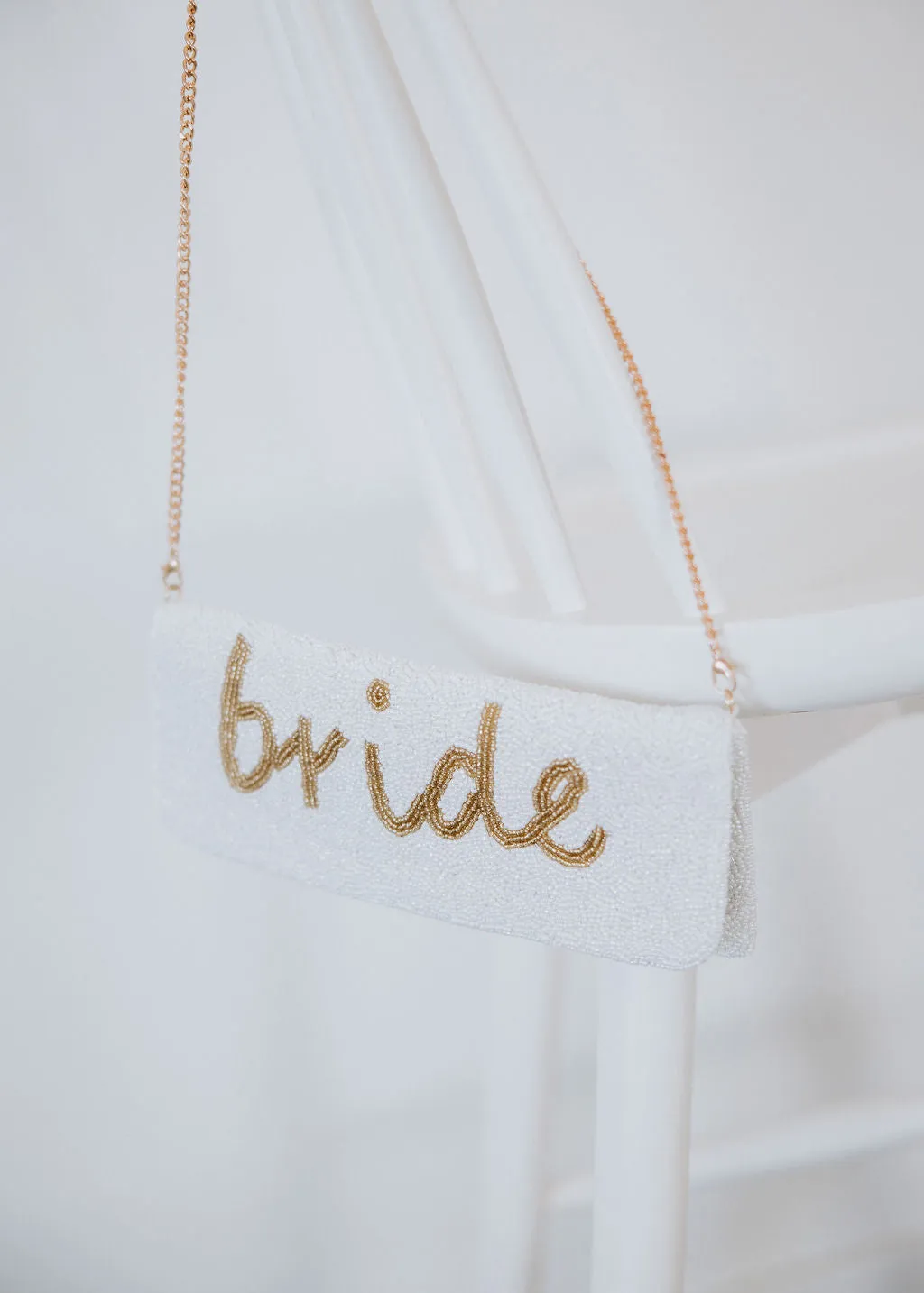 Bride Beaded Crossbody Bag