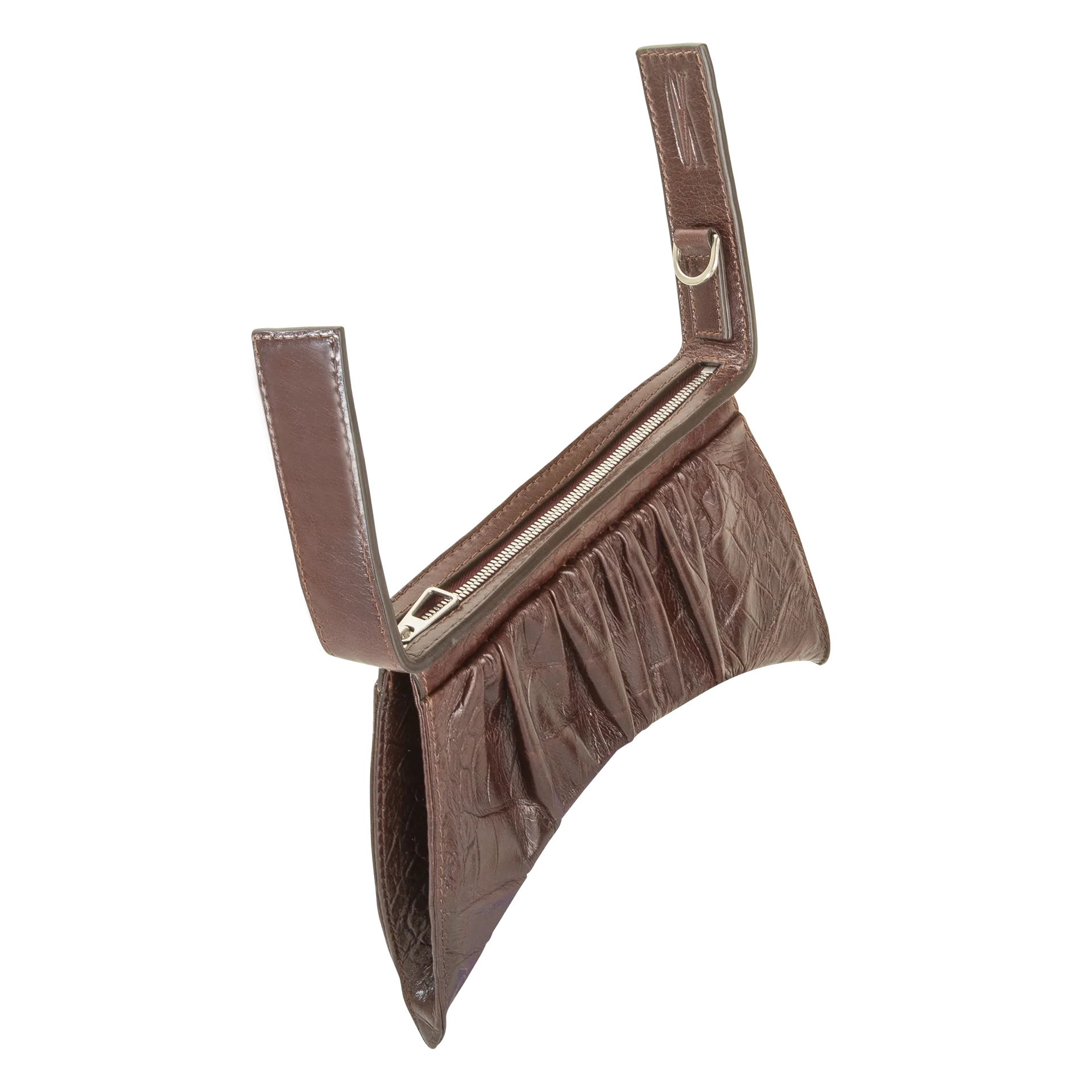 Brown Croc Hydra Bag