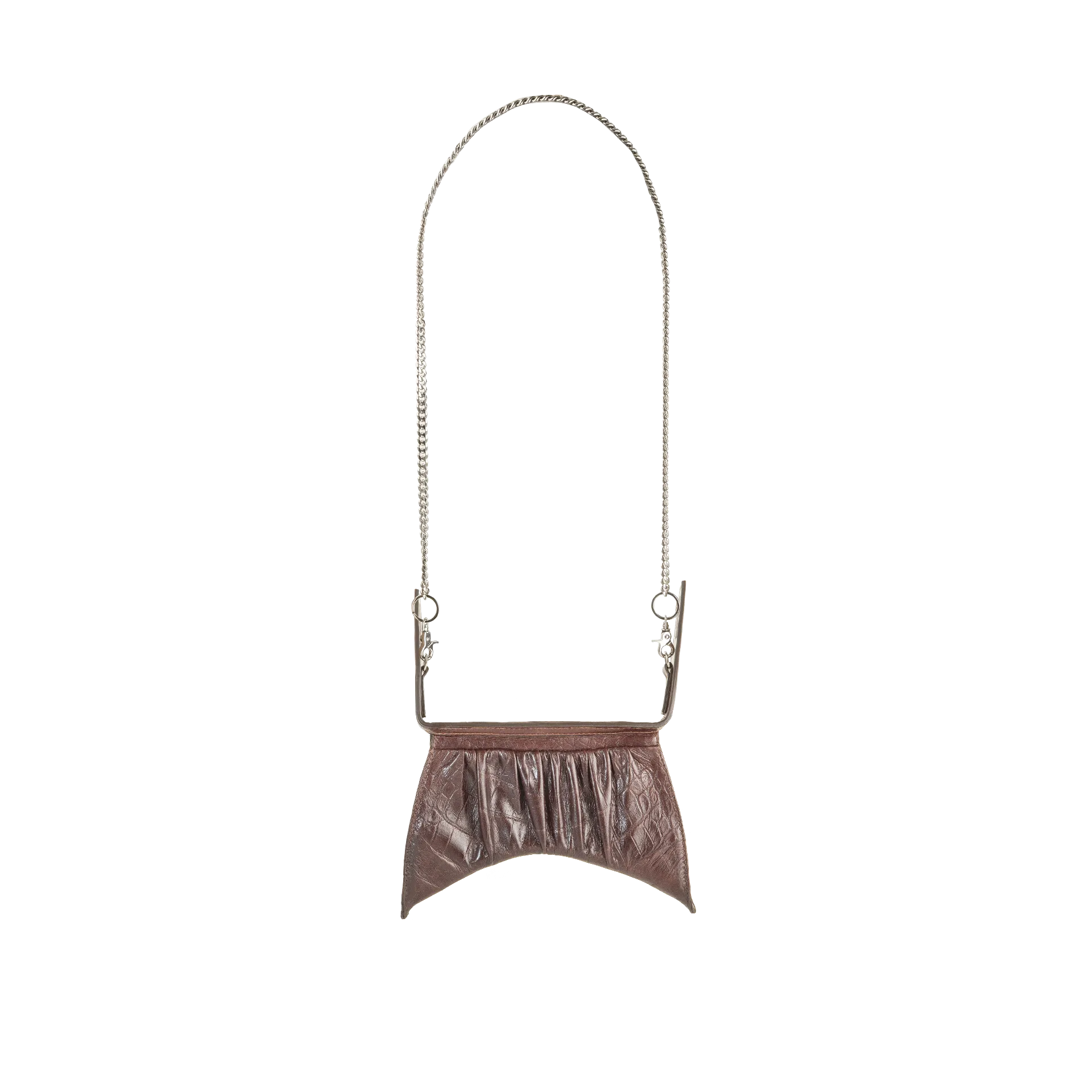 Brown Croc Hydra Bag