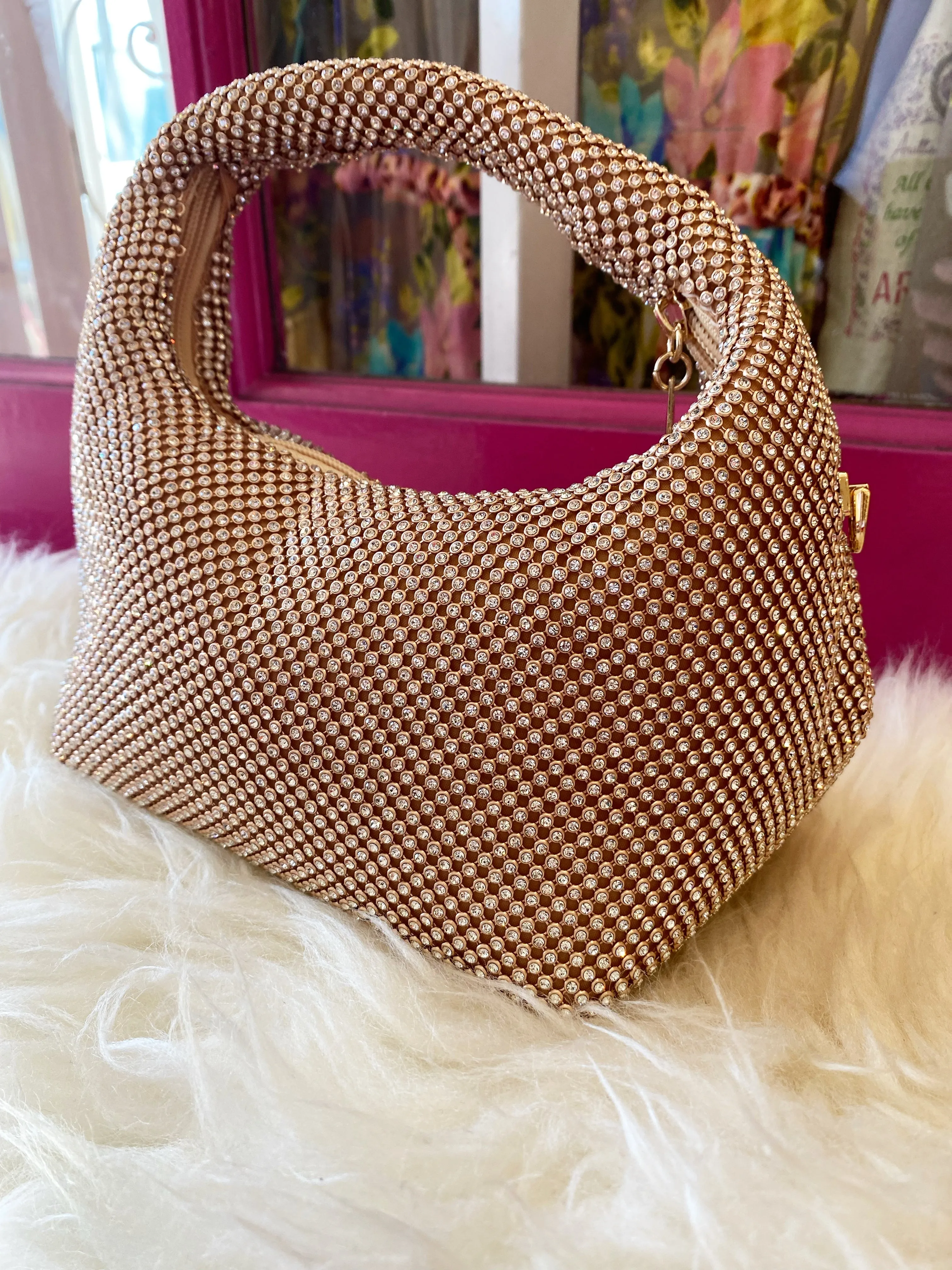 Decades Rhinestone Mini Bag