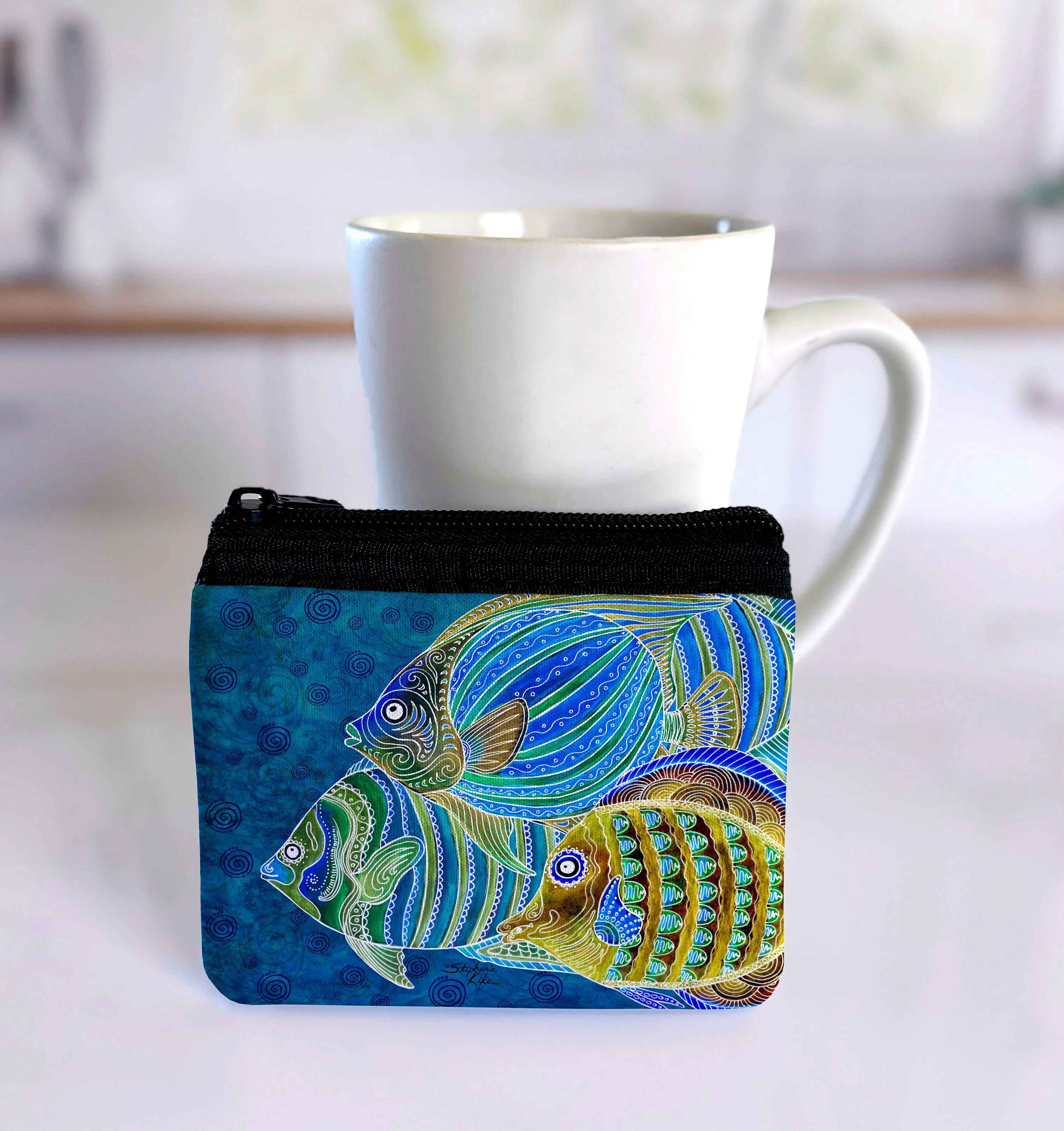 Fish School Coin Bag