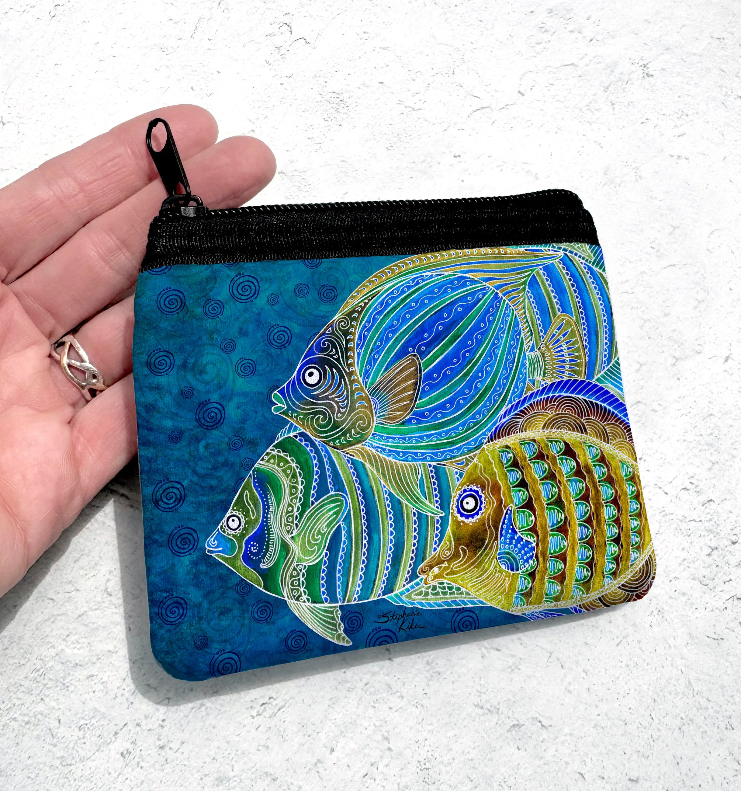 Fish School Coin Bag
