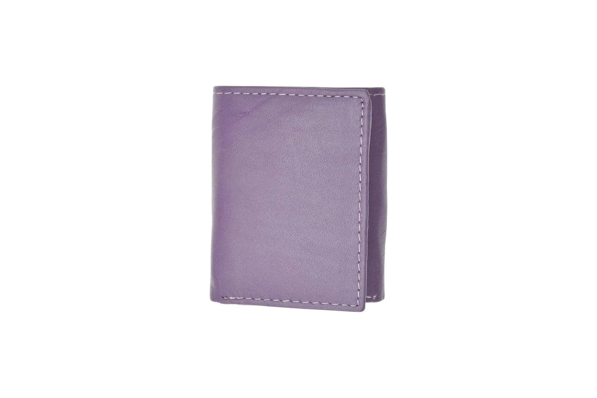 Genuine Leather Childrens Small Trifold Kids Wallet Gift 825