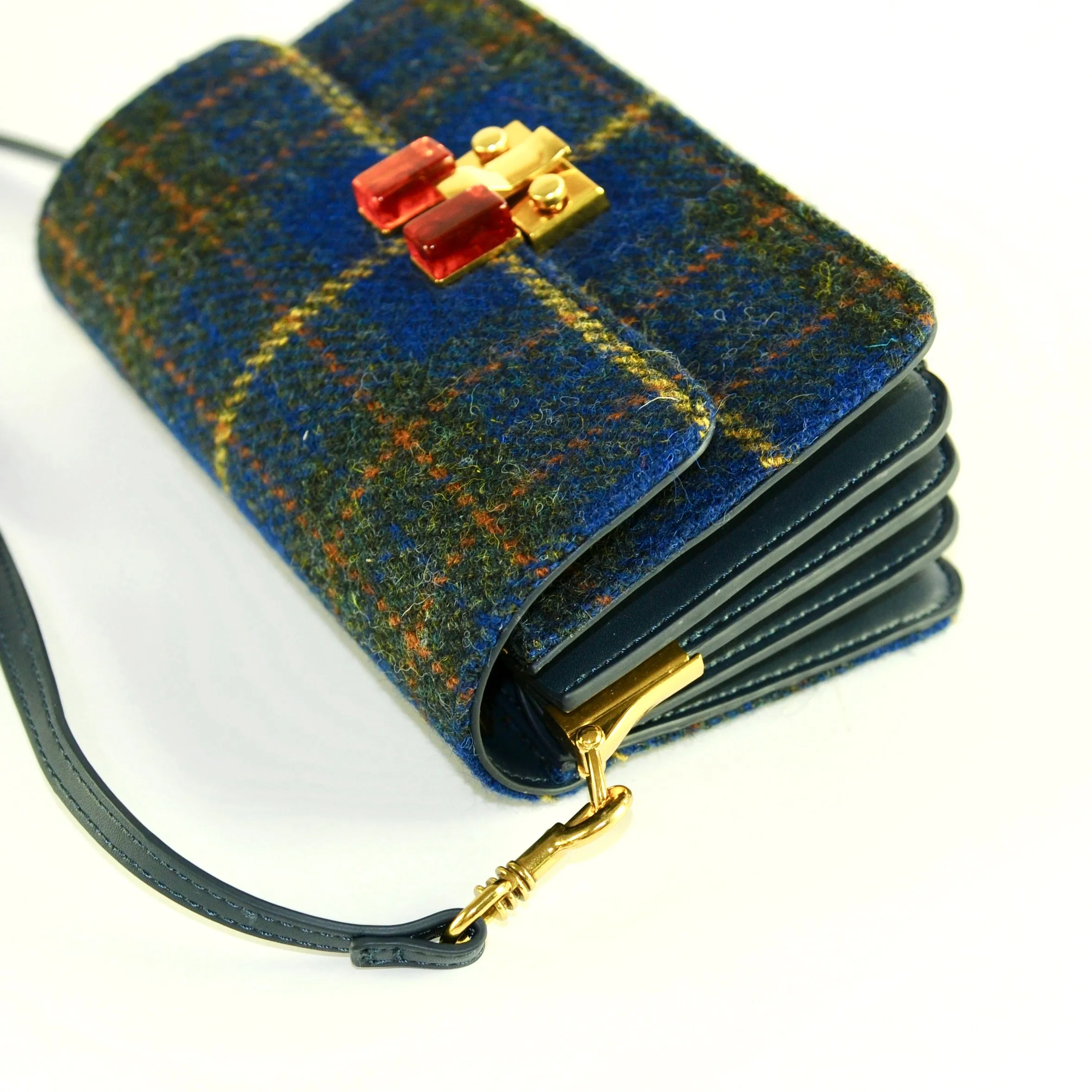Harris Tweed Wool Bag,Scottish Tartan Bag,Handcrafted Bag-i7bags