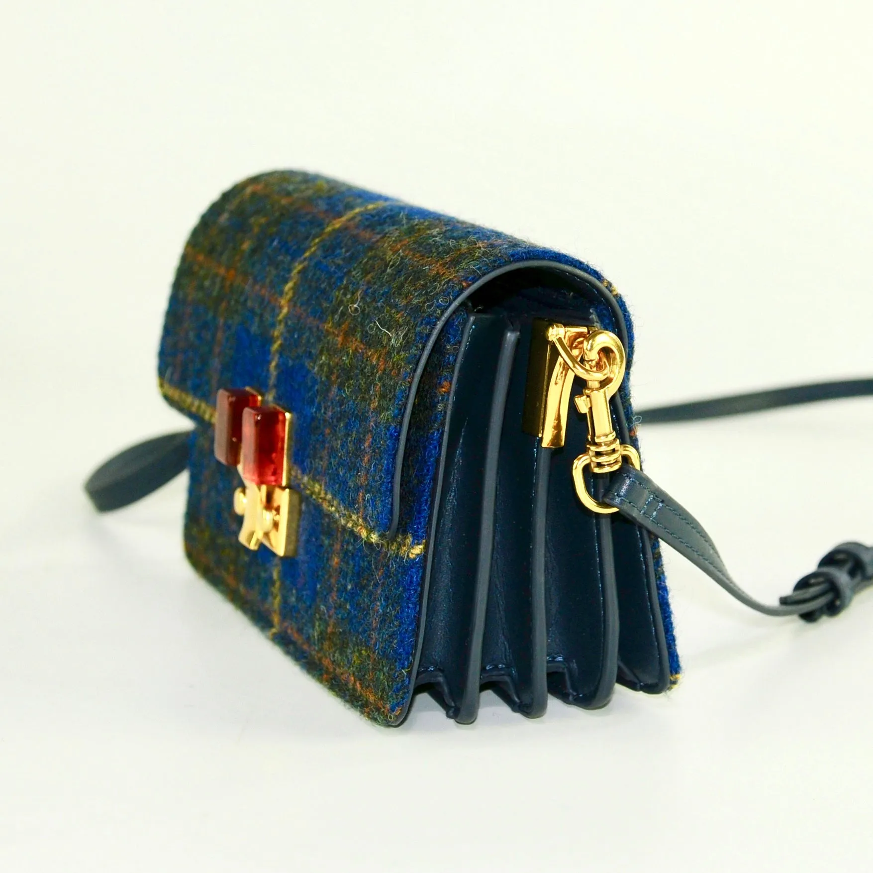Harris Tweed Wool Bag,Scottish Tartan Bag,Handcrafted Bag-i7bags