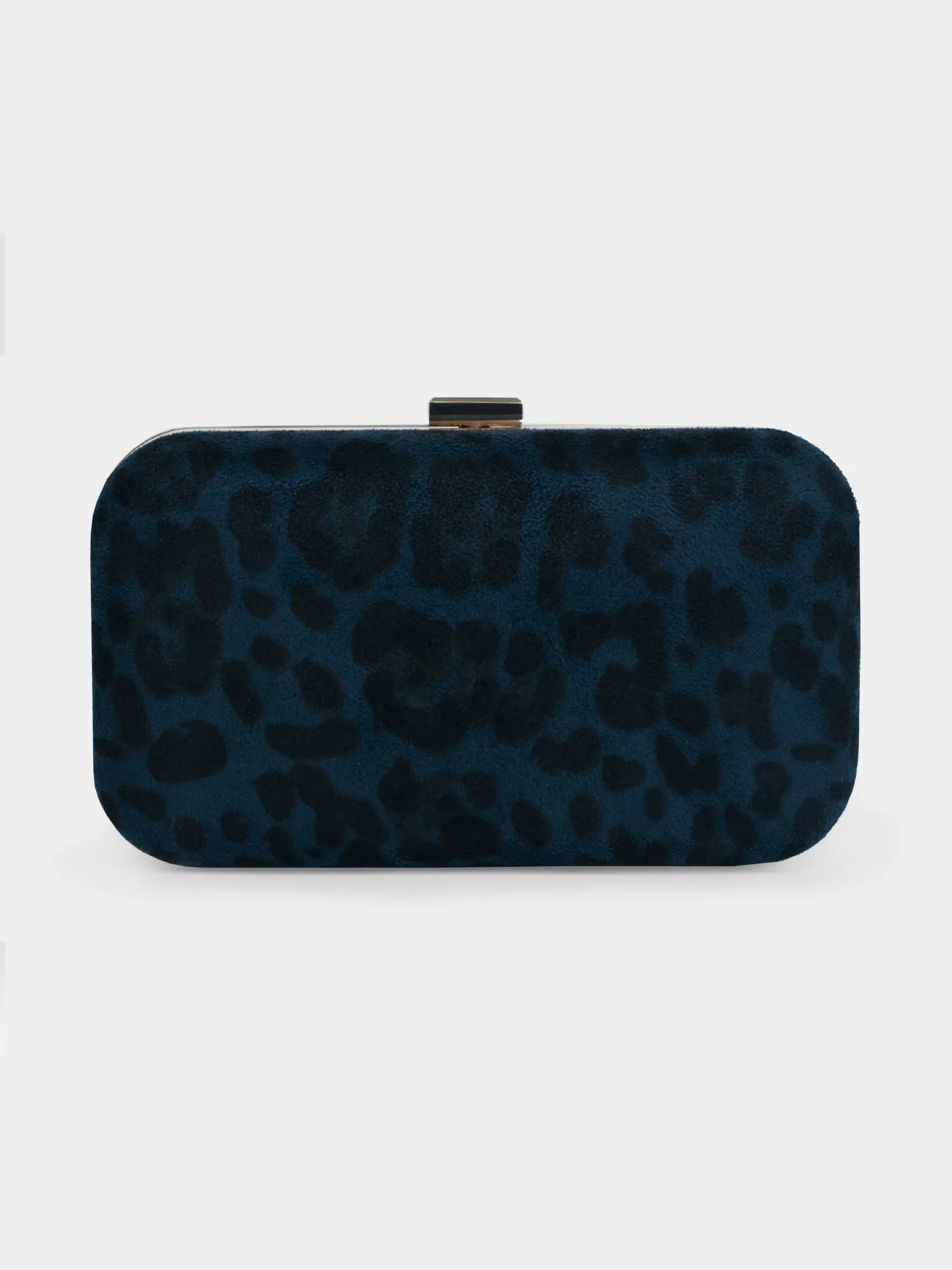 Hear Me Roar Blue Cheetah Printed Party Clutch | Modern Myth