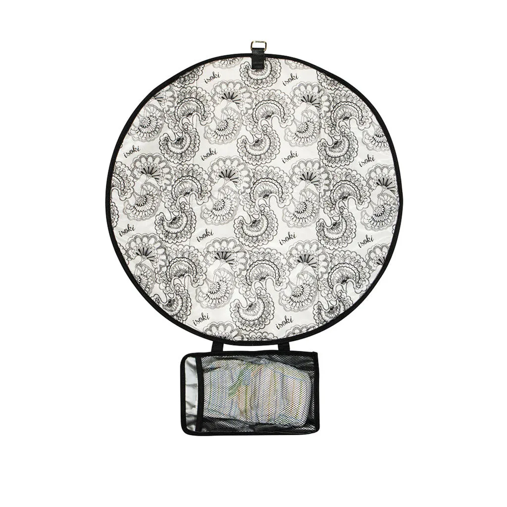 Isoki Adelaide Round Change Mat Purse (Black)