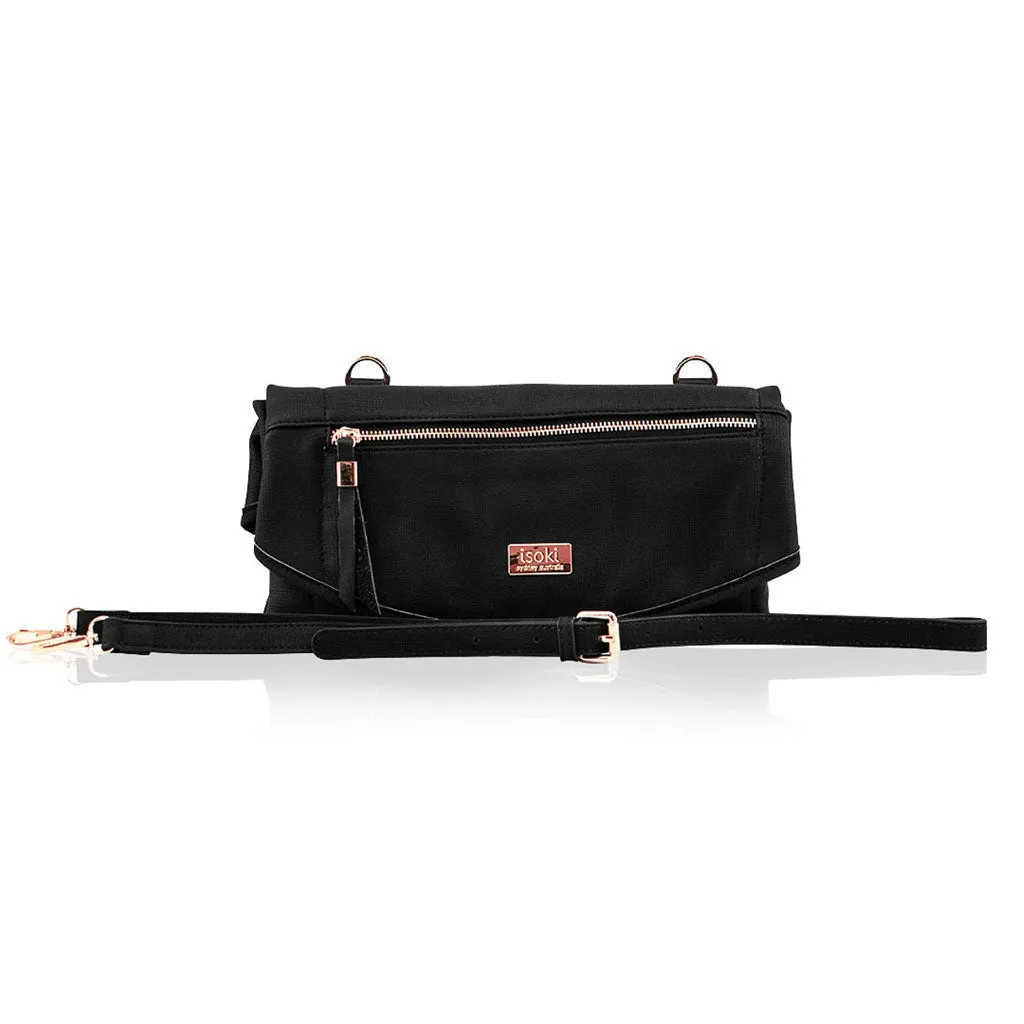Isoki Adelaide Round Change Mat Purse (Black)