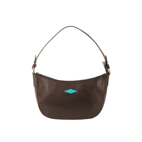 'Joven' Small Handbag - Brown Leather