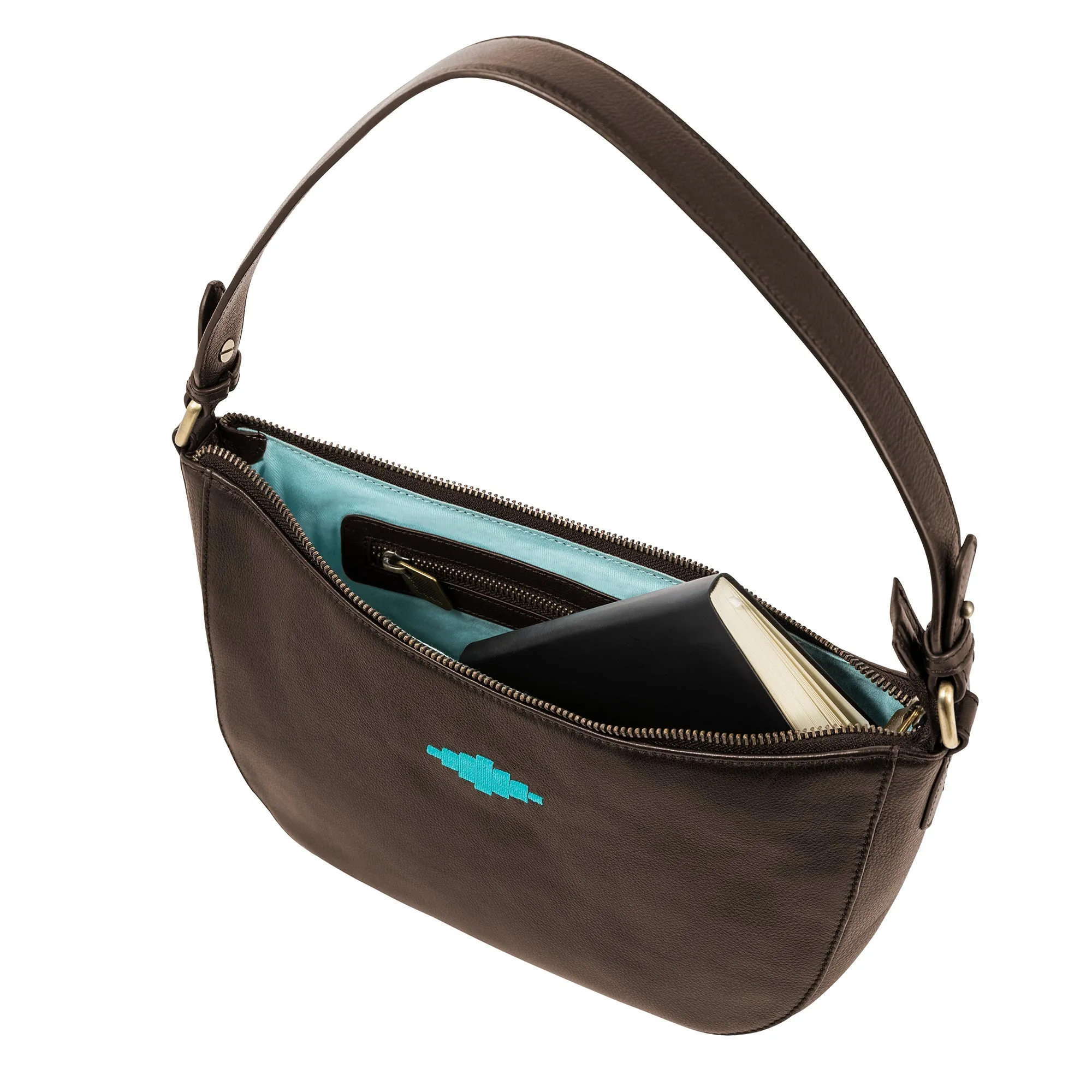 'Joven' Small Handbag - Brown Leather