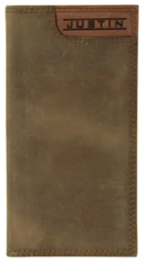 Justin Two Tone Leather Rodeo Wallet