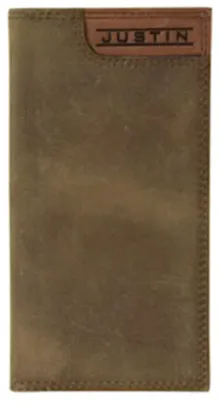 Justin Two Tone Leather Rodeo Wallet