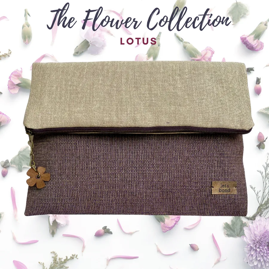 Lotus Clutch bag