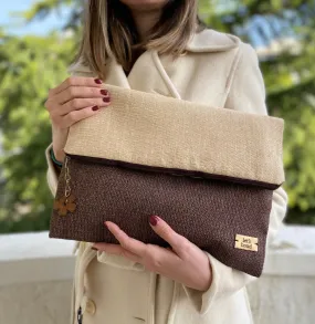 Lotus Clutch bag