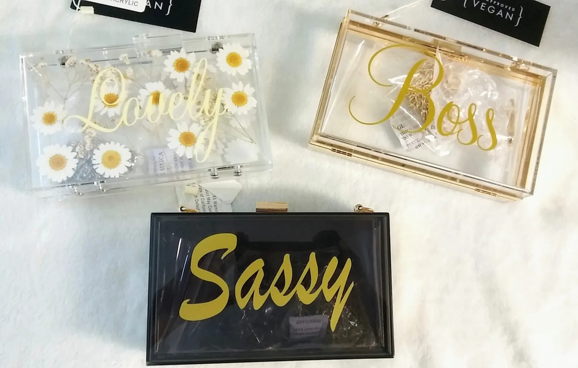 Lovely Acrylic Clutch