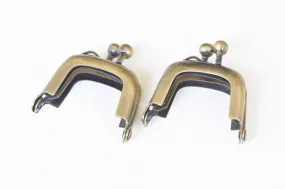 Mini Purse Frame Bronze Handle Purse Frame 4cm (1 1/2")
