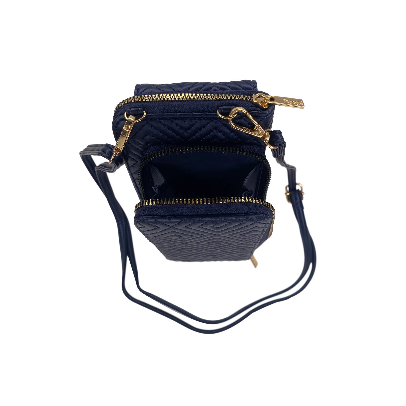 Mr Phone Crossbody- Greek Navy