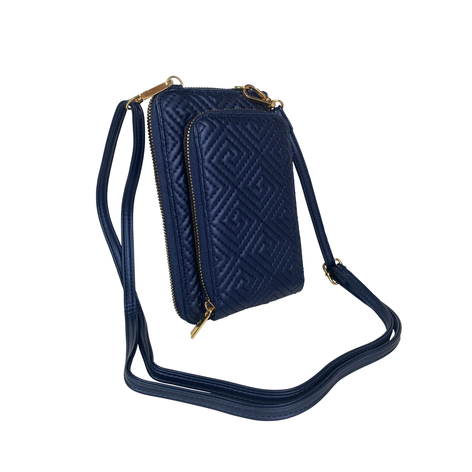 Mr Phone Crossbody- Greek Navy