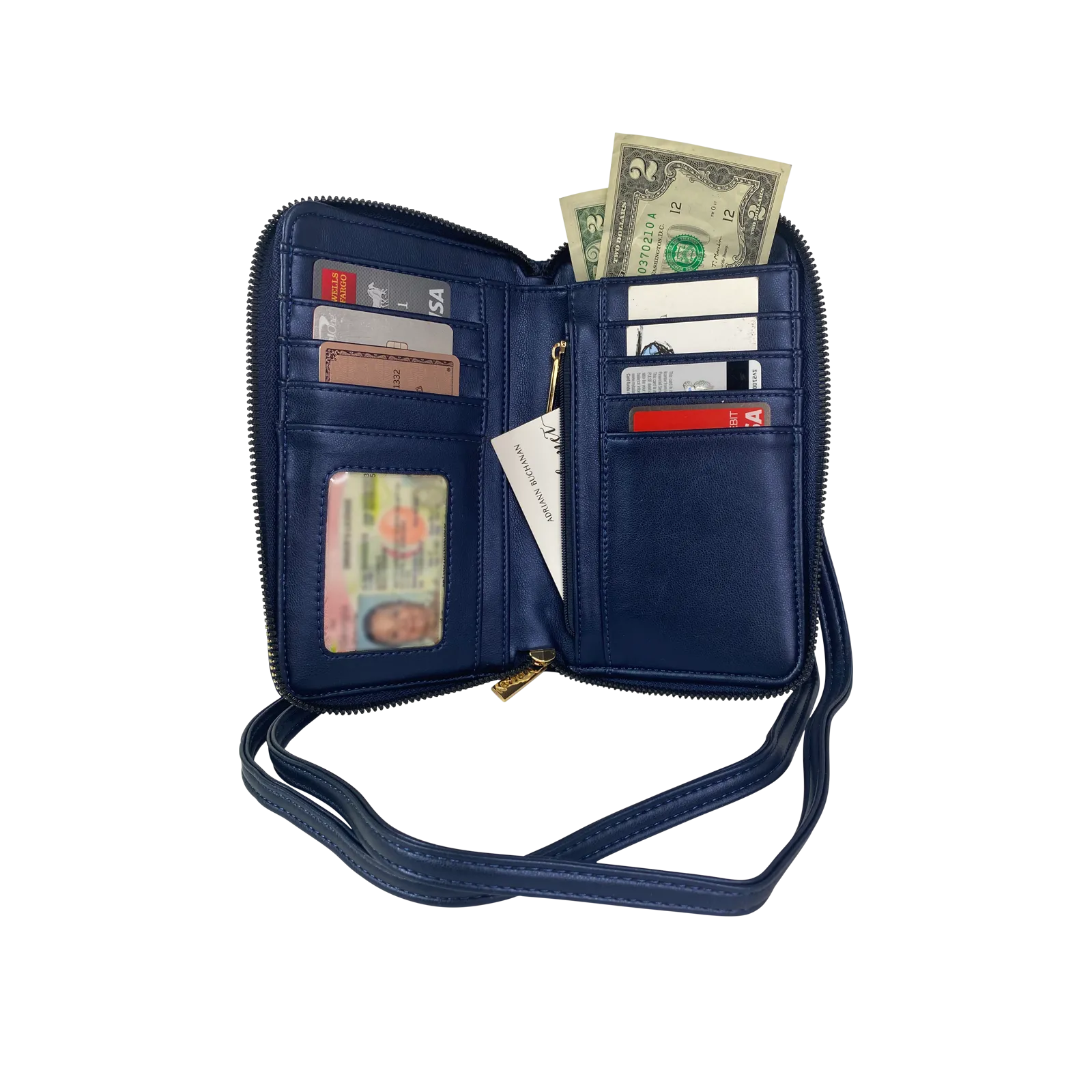 Mr Phone Crossbody- Greek Navy