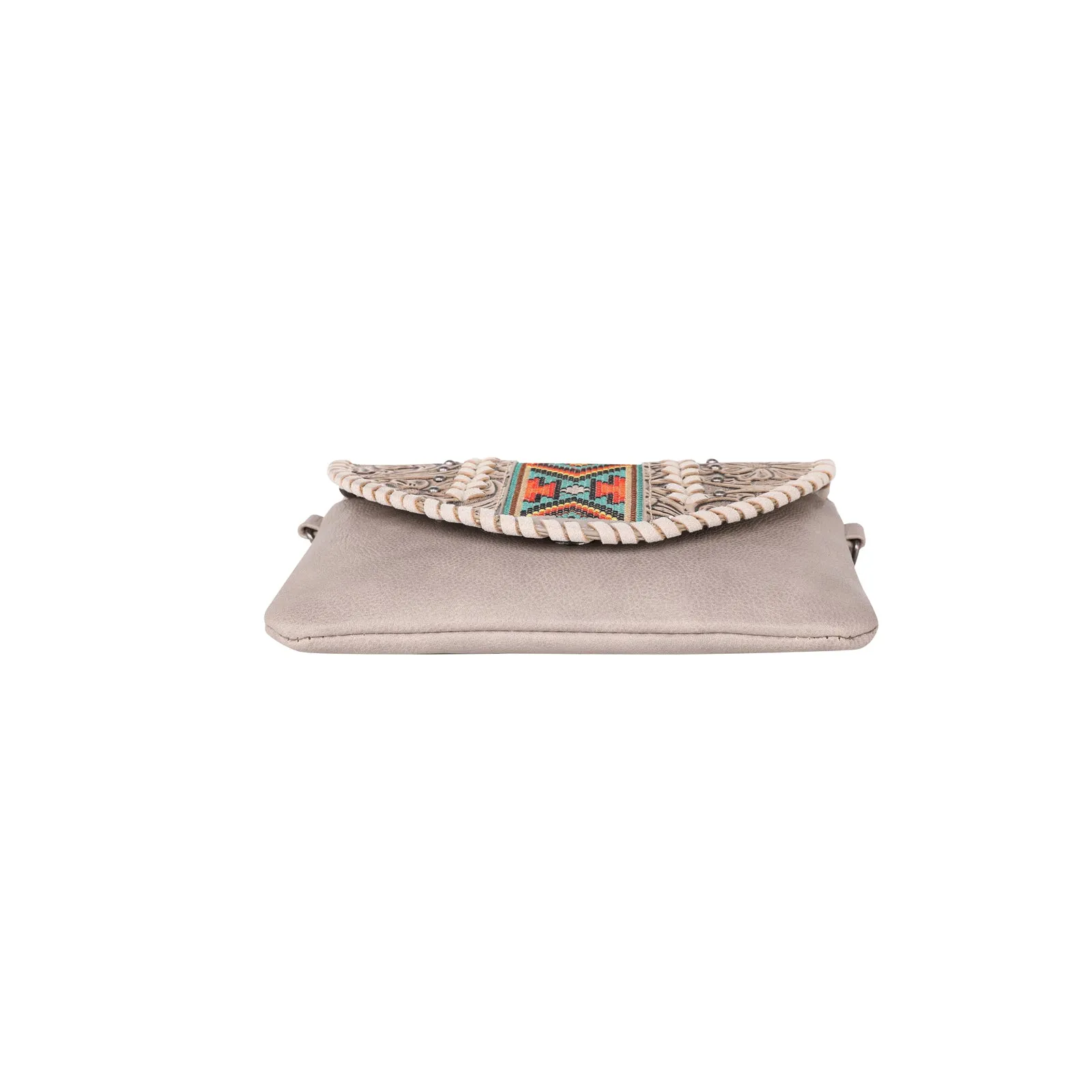 MW1142-181 Montana West Tooled Collection Crossbody/Wristlet