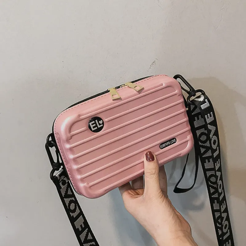 New Fashion Mini Suitcase Bag Women's Crossbody Shoulder Bag