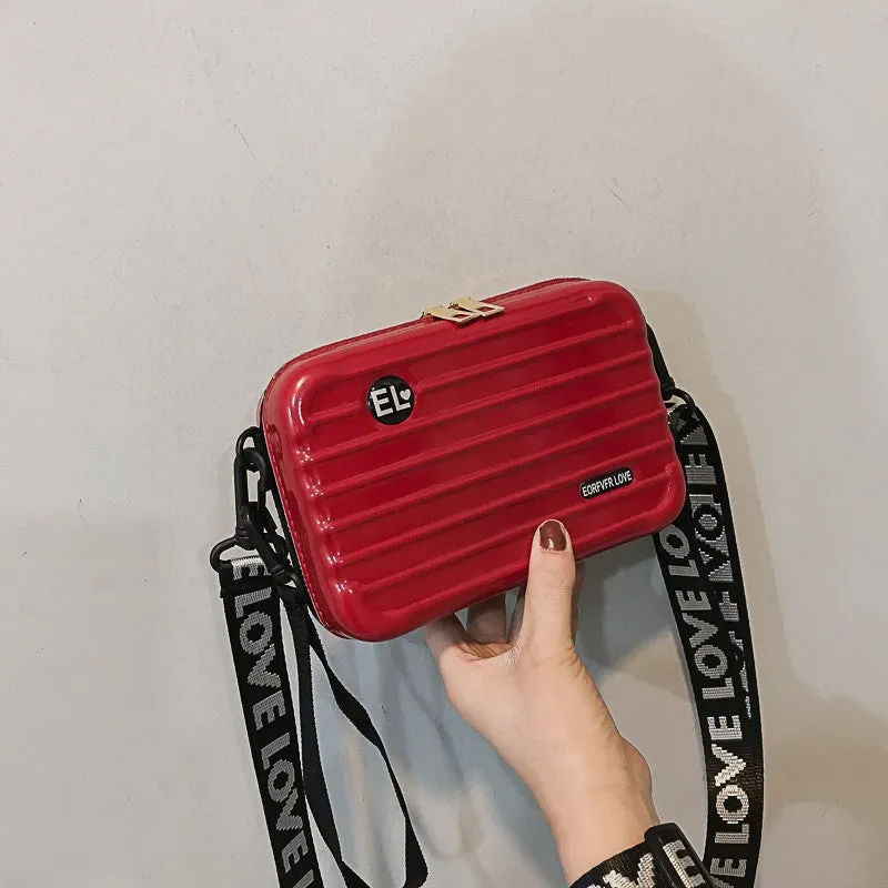 New Fashion Mini Suitcase Bag Women's Crossbody Shoulder Bag