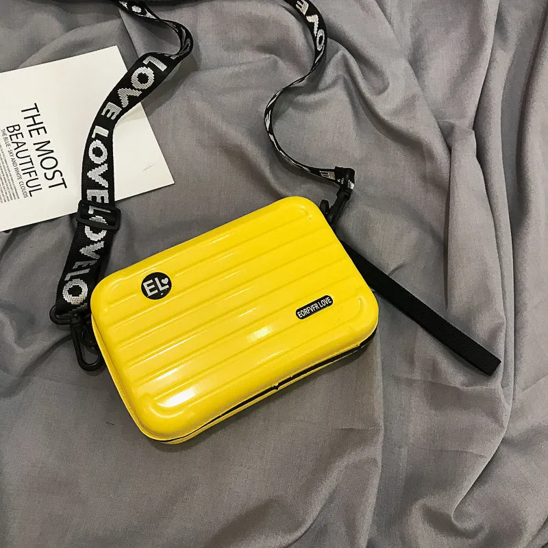 New Fashion Mini Suitcase Bag Women's Crossbody Shoulder Bag