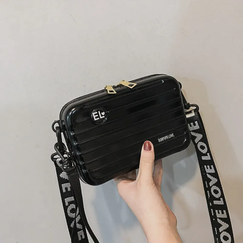 New Fashion Mini Suitcase Bag Women's Crossbody Shoulder Bag