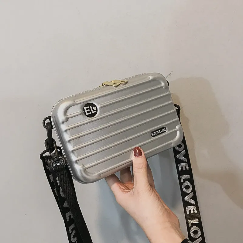 New Fashion Mini Suitcase Bag Women's Crossbody Shoulder Bag