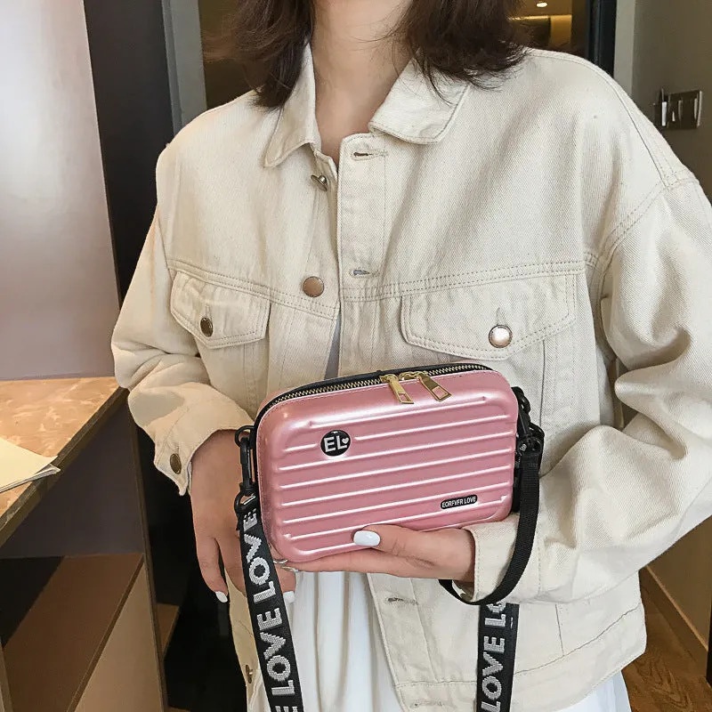 New Fashion Mini Suitcase Bag Women's Crossbody Shoulder Bag