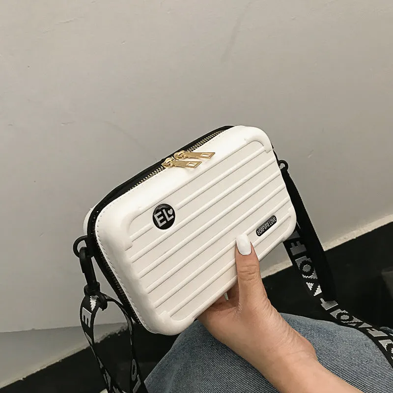New Fashion Mini Suitcase Bag Women's Crossbody Shoulder Bag