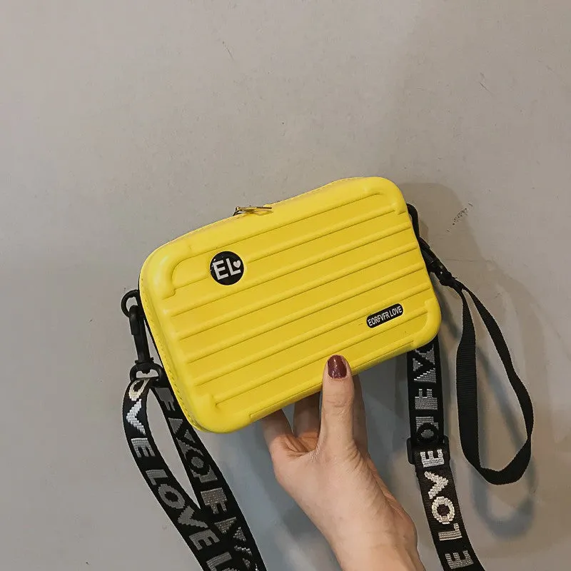 New Fashion Mini Suitcase Bag Women's Crossbody Shoulder Bag