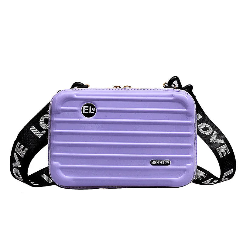 New Fashion Mini Suitcase Bag Women's Crossbody Shoulder Bag