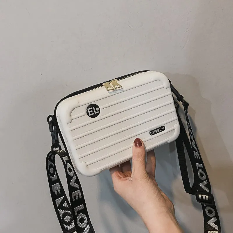 New Fashion Mini Suitcase Bag Women's Crossbody Shoulder Bag