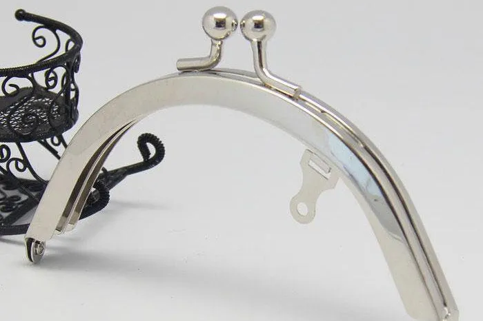 Retro Silver Purse Frame Handle Purse Frame 10.5cm (4")