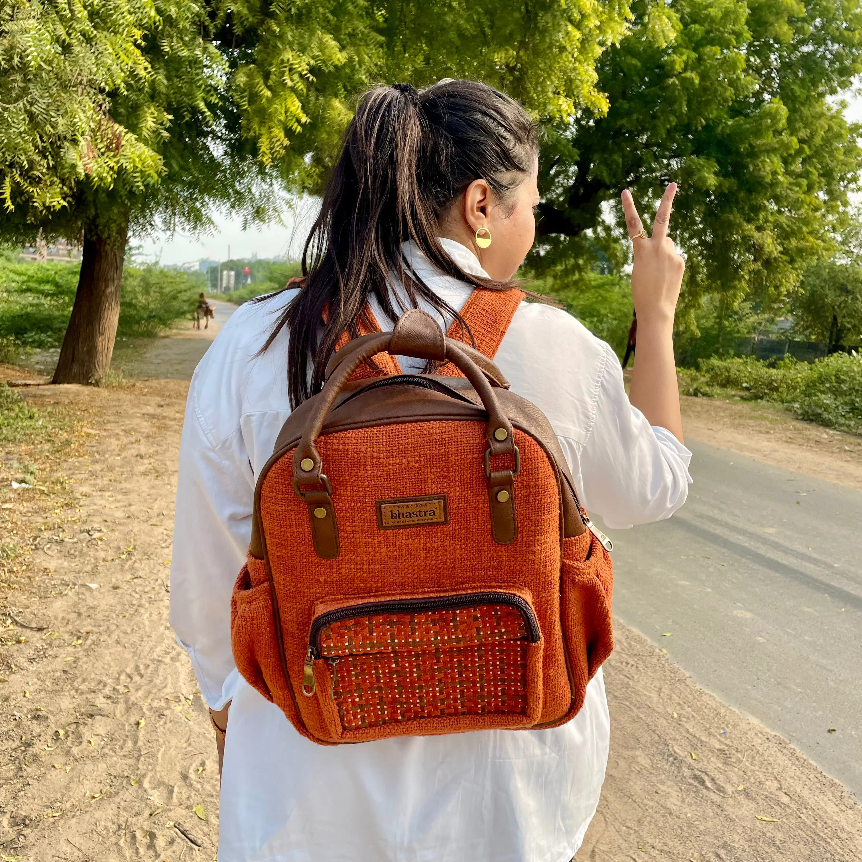 Rust Mini Backpack